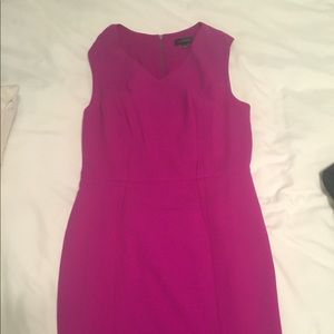 Fuchsia sleeveless dress